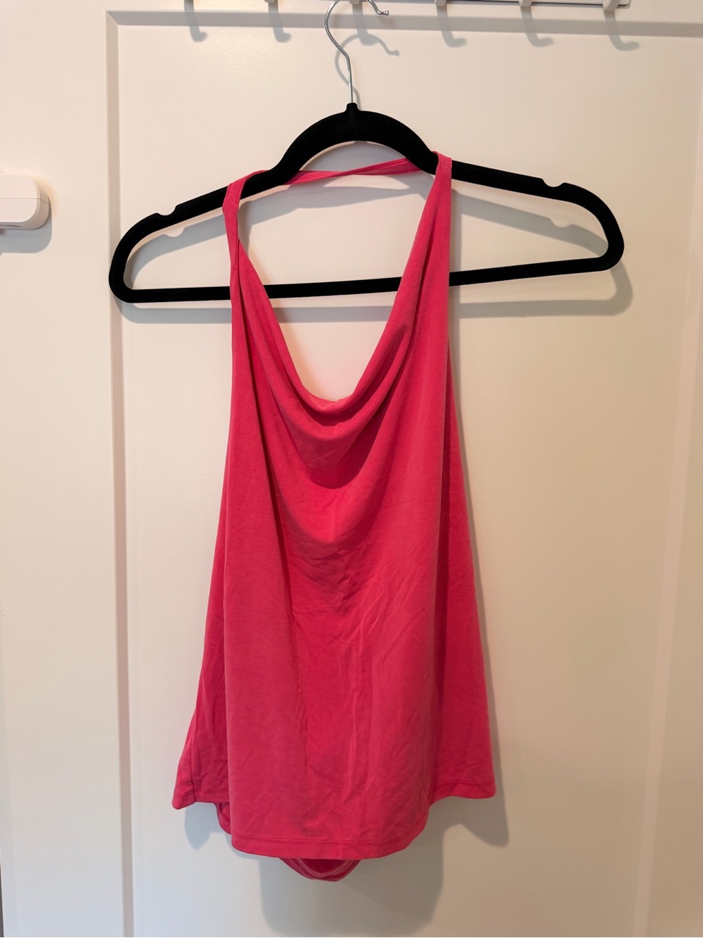 Anthropologie Cowl Neck Tank Top - Pink
